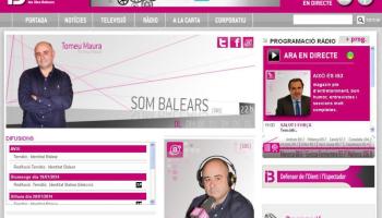 La web d'IB3 on s'anuncia el nou programa.