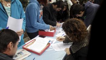 L'Aliança Mar Blava va recollir dissabtea Eivissa un total de 14.000 al·legacions contra els projectes petrolífers.