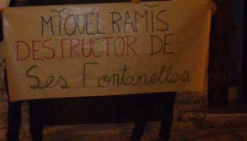 Salvem les Fontanelles protesta a Palma, Alcúdia i Barcelona