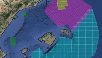 En color verd, els projectes de recerca autoritzats fins el moment. En la resta de tonalitats els que en un futur poden confirmar-se.