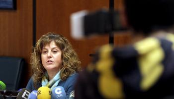 Camps durant la roda de premsa d'aquest dimecres.