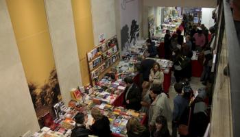 Edició de la Setmana del Llibre en Català a Can Alcover el 2013. 