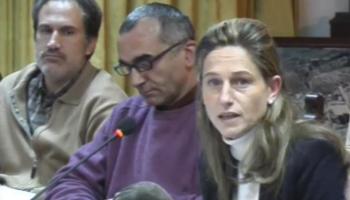 Redondo, durant una intervenció al Ple de Valldemossa. 