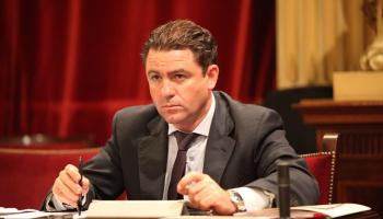 Miquel Jerez en una intervenció al Parlament. 