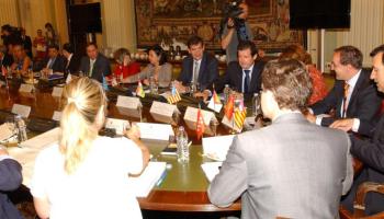 Imatge de la reunió sectorial d'aquest dilluns a Madrid. 