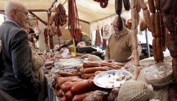 Producte típics mallorquins a una parada de l'any passat. 