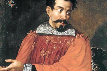 Quadre de Joanot Colom penjat a l'Ajuntament.