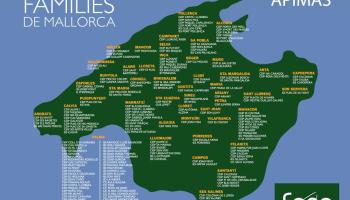 La FAPA ha editat un gràfic en el que detalla les 184 APIMAS que formen part de la federació. En total, donen cobertura a 32.850 famílies.