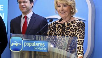 Aguirre durant una roda de premsa. 