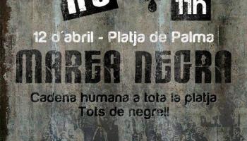 Aquest dissabte el negre tenyirà les platges de les Illes en contra de l'explotació del subsòl.