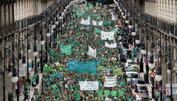 Imatge del 29 de setembre de la manifestació contra el TIL. 