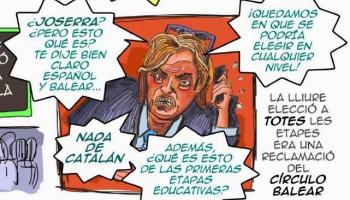 El còmic, editat per l'Assemblea de Docents, crítica les polítiques educatives duites a terme pel Govern Bauzá al llarg de la legislatura.