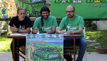 D'esquerra a dreta: Pere Grimalt; Iñaki Aicart i Miquel Segura. 