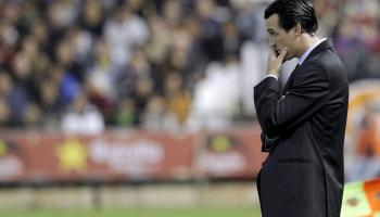 Unai Emery no quedà satisfet amb la feina del seu equip. 