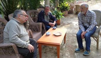 Santandreu, Sastre i Majoral, durant una trobada aquesta setmana. 