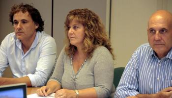 Isern, Camps i Estarellas en una imatge d'arxiu. 