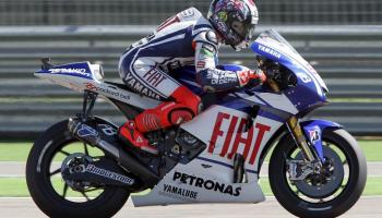 Jorge Lorenzo, en un moment de la cursa. Foto: Andreu Dalmau. Efe