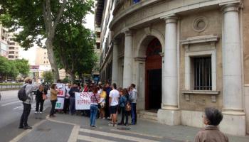 Concentració d'aquest dimarts als Jutjats de Via Alemanya. 