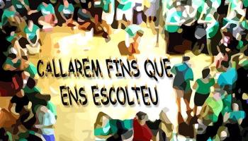 Els convocants volen que el silenci de la comunitat educativa “faci veure, als nostres representants polítics, que governar és sobretot escoltar”.