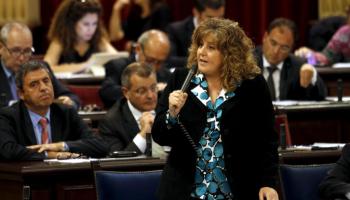 Camps durant el ple d'aquest dimarts. 