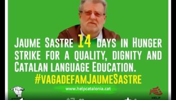 Campanya per internacionalitzar la vaga de fam de Sastre. 