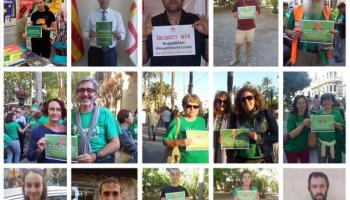 Collage amb alguns dels suports rebuts per Jaume Sastre. 