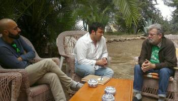 Representants d'Esquerra Unida visitaren aquests dies Jaume Sastre com a mostra de suport.