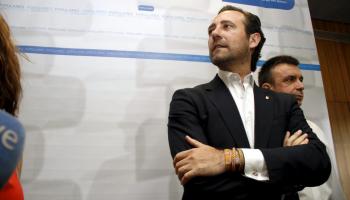 Bauzá durant la Junta d'aquest dimarts. 