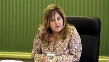 Camps durant la compareixença d'aquest dijous a la Sala Verda. 