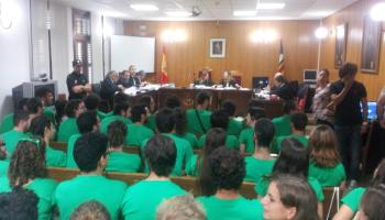 Imatge de l'interior del jutjat. 