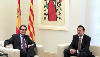 Mas i Rajoy durant una trobada el 2012.