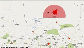 Recreació de l'aeroport de Ouagadougou a Burkina Faso. 