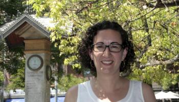 Rovira aquest dilluns a plaça Espanya de Palma. 