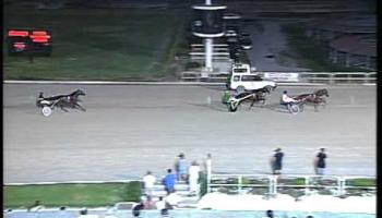 Imatge de la cursa on es proclamà guanyadora l'euga de Xesc Bujosa. 