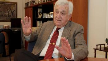 Imatge d'arxiu del primer president de Balears en l'era democràtica.