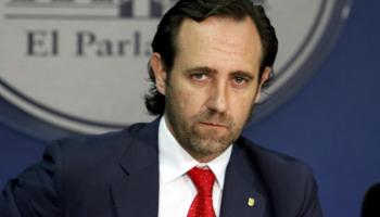 Imatge de Bauzá en roda de premsa aquest dimecres. 