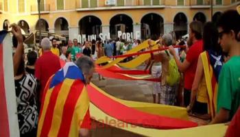 Clam per la independència a Palma en suport a la Via Catalana