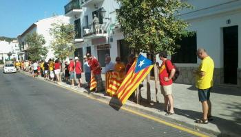 Imatge d'Es Mercadal aquest dimecres. 