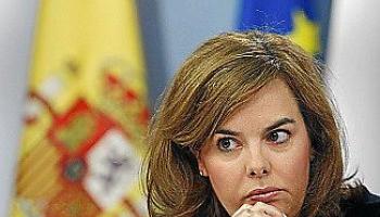 Soraya Sáenz de Santamaría a una imatge d'arxiu.
