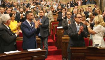El Parlament català va aprovar divendres la llei de Consultes que permet la votació del 9N. 