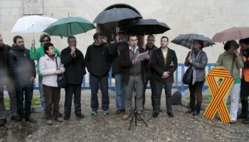 Acte de suport als directors d'institut expedientats. La imposició del TIL esdevé un apartant destacat dins l'estudi de FADESIB presentat avui.