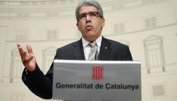 El portaveu del govern català compareix davant els periodistes.
