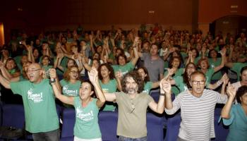 Imatge de l'última Assemblea de Docents. 