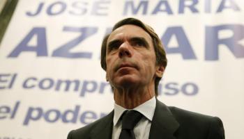 Imatge d'arxiu de l'expresident espanyol José María Aznar.