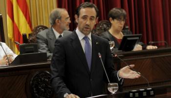 José Ramón Bauzá parlant al debat de política general del Parlament.