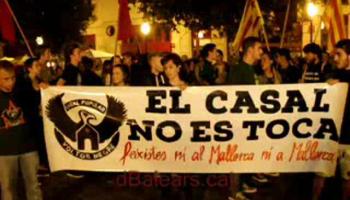 Concentració al Casal Voltor Negre