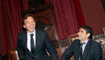 Imatge d'Isern i Martínez al Ple d'aquest dijous. 