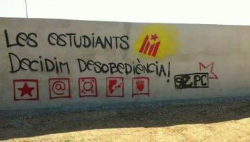 Els estudiants dels Països Catalans trien desobediència