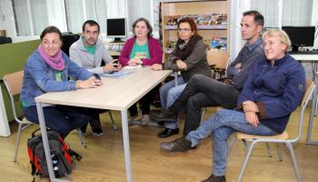 Imatge de l'assemblea celebrada a l'IES Sureda i Blanes. 