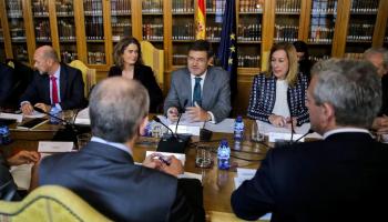 Catalá durant la sectorial de justícia. 